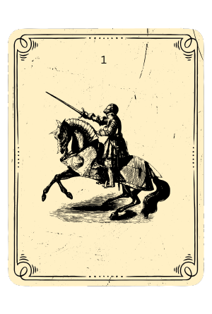 Lenormand Karte Reiter Kombinationen